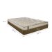 Colchão Queen Palermo Espuma D26 Molas Pocket 32x158x198 Bege Escuro