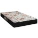 Colchão Solteiro de Espuma D45 Gênova (24x88x188) Branco e Floral