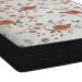 Colchão Solteiro de Espuma D45 Gênova (24x88x188) Branco e Floral
