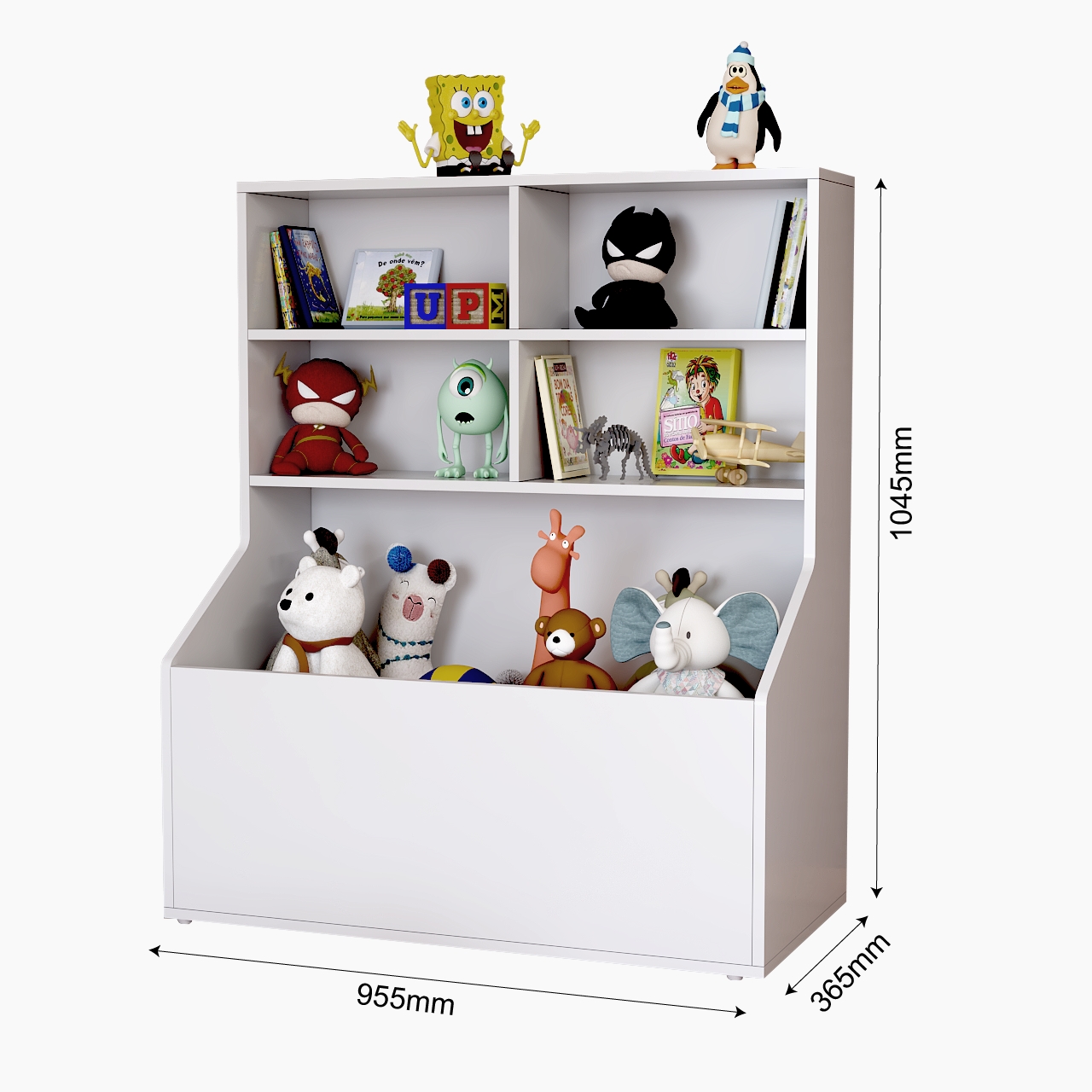 Organizador De Brinquedos Multiuso Para Quarto Brinquedo Livros