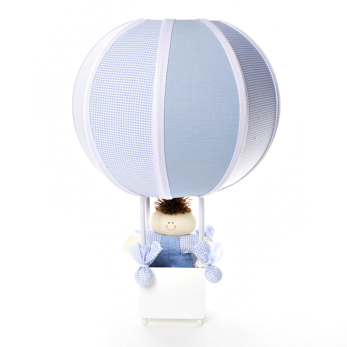 Abajur Balãozinho Azul Quarto Bebê Infantil - Bivolt