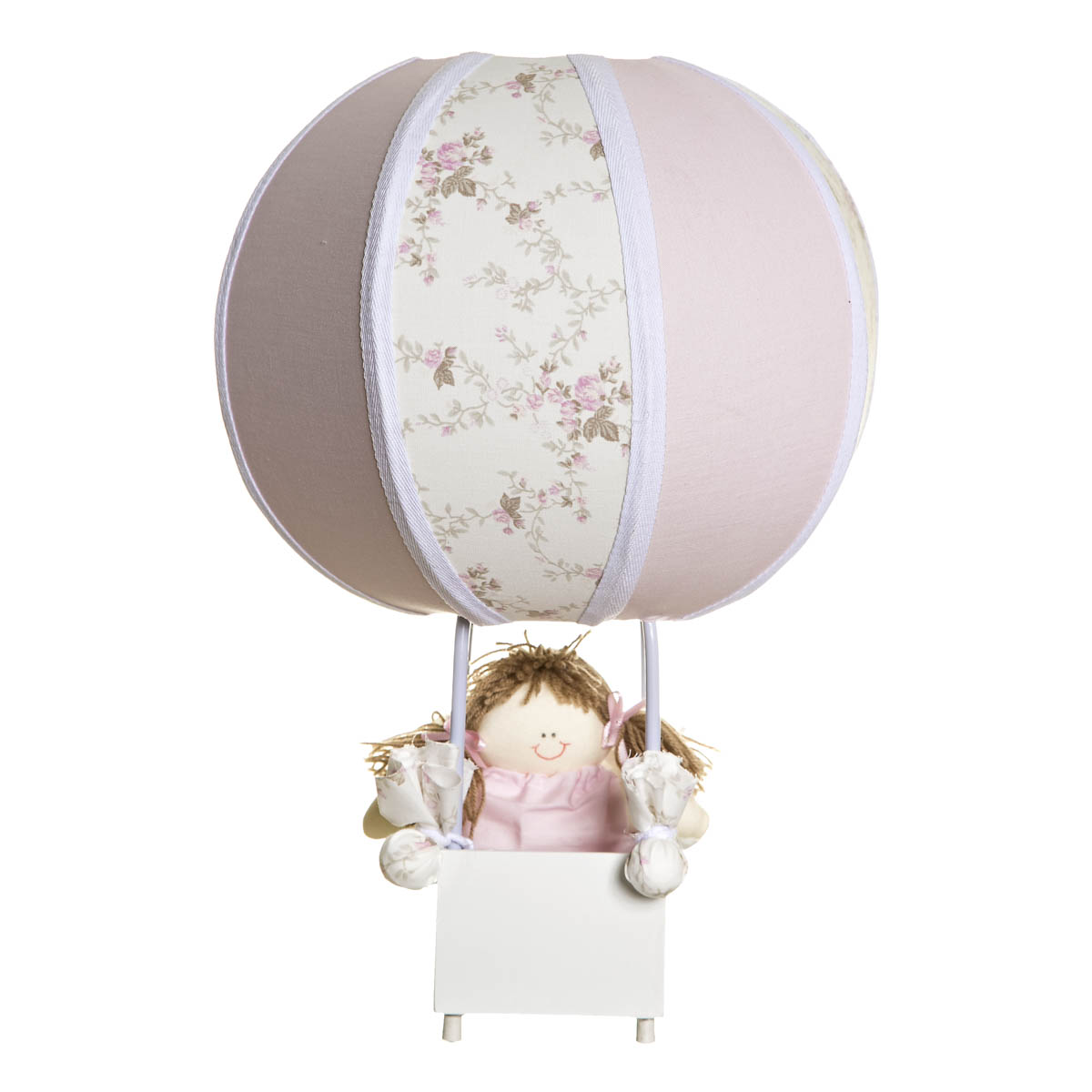 Abajur Balãozinho Rosa Quarto Bebê Infantil - Bivolt