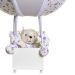 Abajur Balãozinho Ursa Lilás Quarto Bebê Infantil - Bivolt
