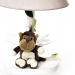 Abajur Madeira Floresta Macaquinho Quarto Bebê Infantil - Bivolt