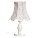 Abajur Madeira Torneado Cúpula Imperial Rosa Quarto Bebê Infantil Menina
