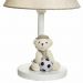 Abajur Madeira Urso Com Bola Bege Quarto Bebê Infantil Menino