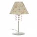 Abajur Metal Cristais Rosa Quarto Bebê Infantil - Bivolt