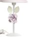 Abajur Metal Flor G Rosa Quarto Bebê Infantil Menina