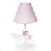 Abajur Metal Flor P Rosa Quarto Bebê Infantil Menina