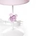 Abajur Metal Flor P Rosa Quarto Bebê Infantil Menina