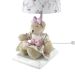 Abajur Toys Claro Ursa Rosa Provençal Quarto Bebê Infantil Menina
