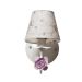 Arandela 1 Lâmpada Flor Rosa Quarto Bebê Infantil - Bivolt