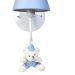 Arandela 1 Lâmpada Ursinho De Boné Azul Quarto Bebê Infantil Menino