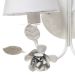 Arandela 2 Lâmpadas Flores G Brancas Quarto Bebê Infantil - Bivolt