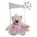 Balança  Com Ursa Bailarina Rosa Quarto Bebê Infantil Menina