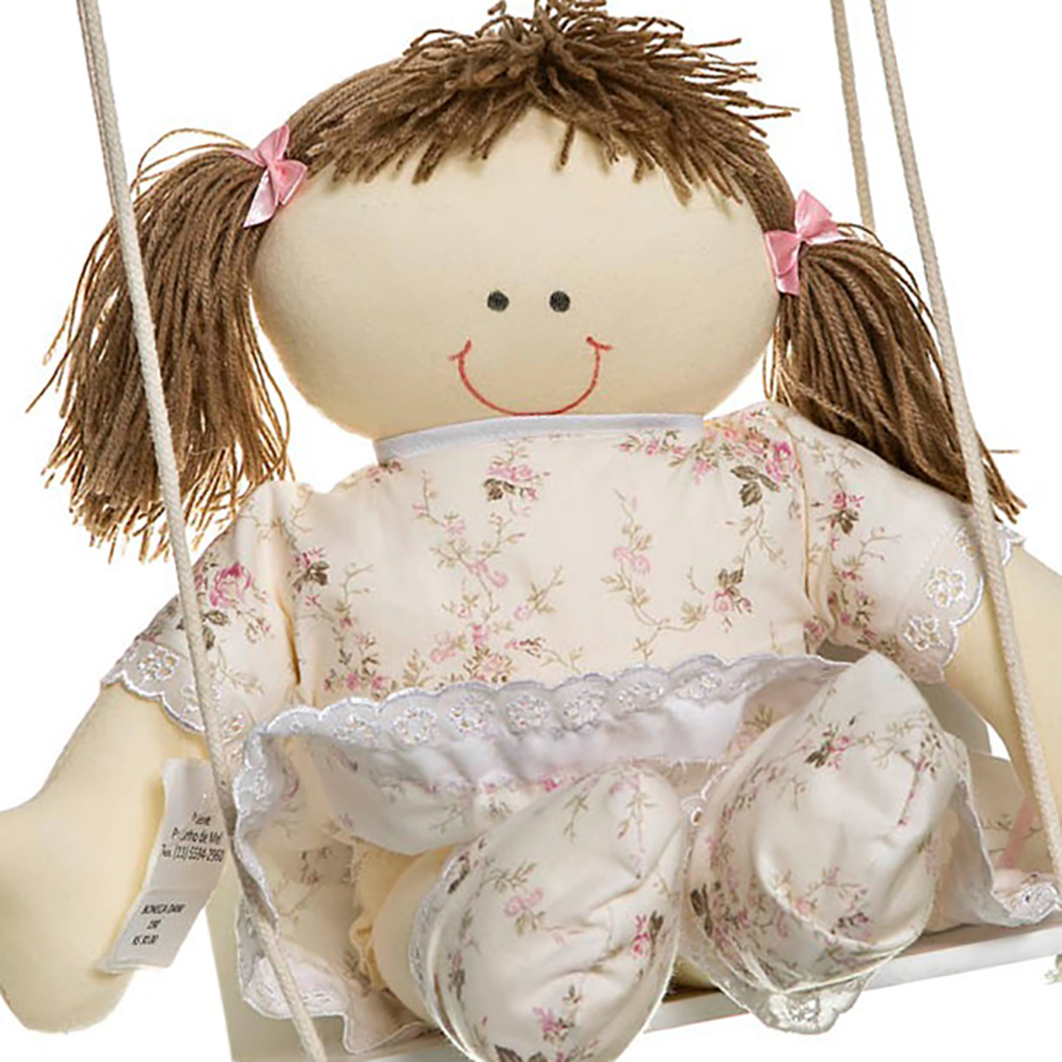 Balança Com Boneca Quarto Bebê Infantil Menina
