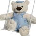 Balança Com Urso Menino Quarto Bebê Infantil Menino