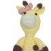 Girafa Beka de Laço Rosa Amigurumi Crochê Quarto Bebê Infantil Menina