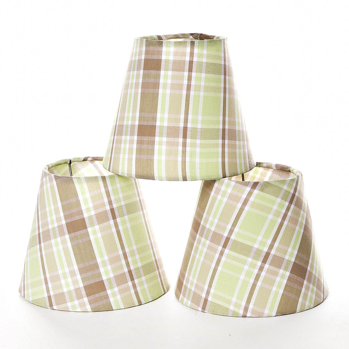 Jogo Cúpulas Para Lustre Verde Quarto Bebê Infantil  (3 Unid.)