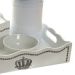 Kit Higiene Com Capa Fantasia Strass E Coroa Quarto Bebê