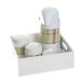Kit Higiene Com Porcelanas E Capa Bandeja Lisa Quarto Bebê