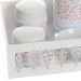 Kit Higiene Com Porcelanas E Capa Borboleta Transparente Quarto Bebê