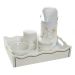 Kit Higiene Com Porcelanas E Capa Fantasia Strass Quarto Bebê