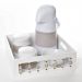Kit Higiene Com Porcelanas E Capa Pedra Bege Quarto Bebê