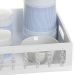 Kit Higiene Com Porcelanas E Capa Pedra Transparente Quarto Bebê