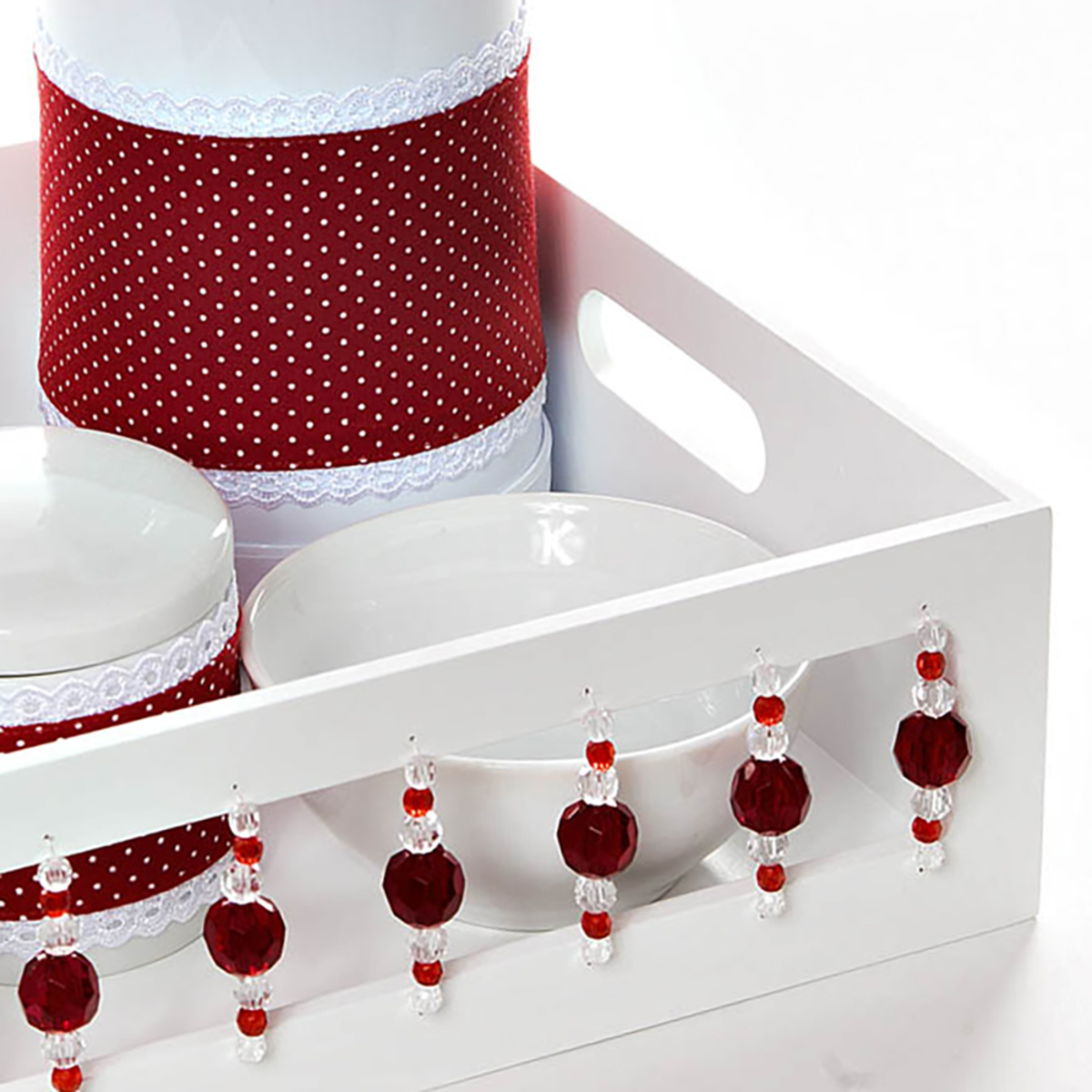 Kit Higiene Com Porcelanas E Capa Pedra Vermelha Quarto Bebê