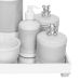 Kit Higiene Espelho Completo Porcelanas, Garrafa e Capa Ursinho Prata Quarto Bebê Unissex