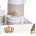 Kit Higiene Gold Com 6 Peças E Capa Quarto Bebê
