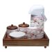 Kit Higiene Madeira Clássico Rosa Quarto Bebê Infantil Menina