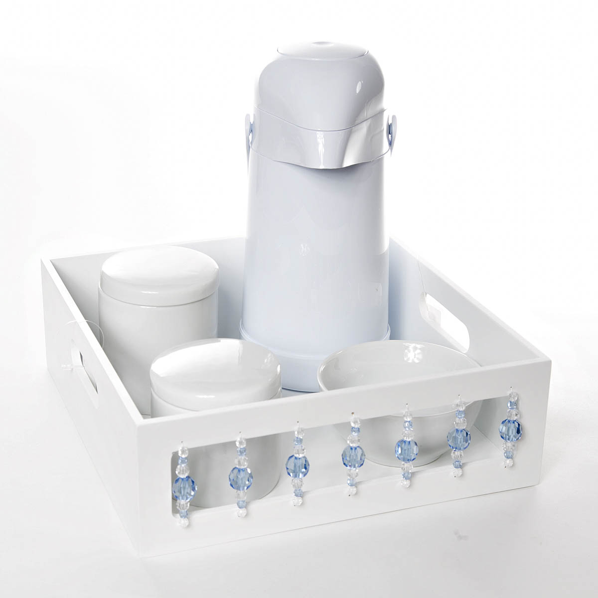 Kit Higiene Pedra Azul Quarto Bebê Menino