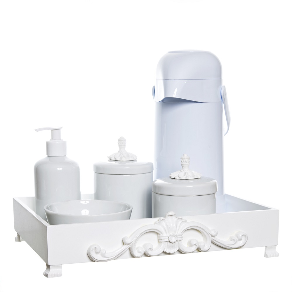 Kit Higiene Provence Com 6 Peças Quarto Bebê