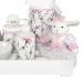 Kit Higiene Toys Claro Ovelha Rosa Quarto Bebê Infantil Menina