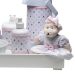 Kit Higiene Toys Claro Ursa Rosa Quarto Bebê Infantil Menina
