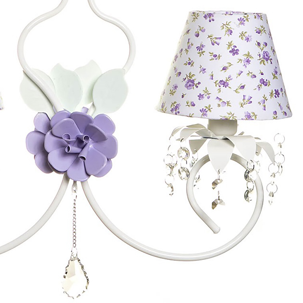 Lustre 2L Imperial Lilás Quarto Bebê Infantil