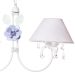 Lustre 2L Primavera Lilás 2 Flores G Lilás Quarto Bebê Infantil Menina