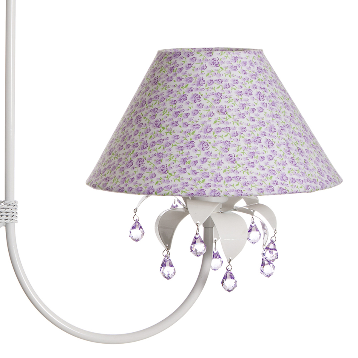 Lustre 2L Primavera Lilás Quarto Bebê Infantil Menina