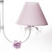Lustre 2L Primavera Transparente 2 Flores P Rosa Quarto Bebê Infantil Menina
