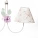 Lustre 2L Simples 2 Flores G Rosa Quarto Bebê Infantil Menina