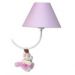 Lustre 2L Simples Com 2 Ursinhas Princesas Rosa Quarto Bebê Infantil Menina