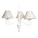 Lustre 3 Lâmpadas Haste Madeira Com Strass Quarto Bebê Infantil