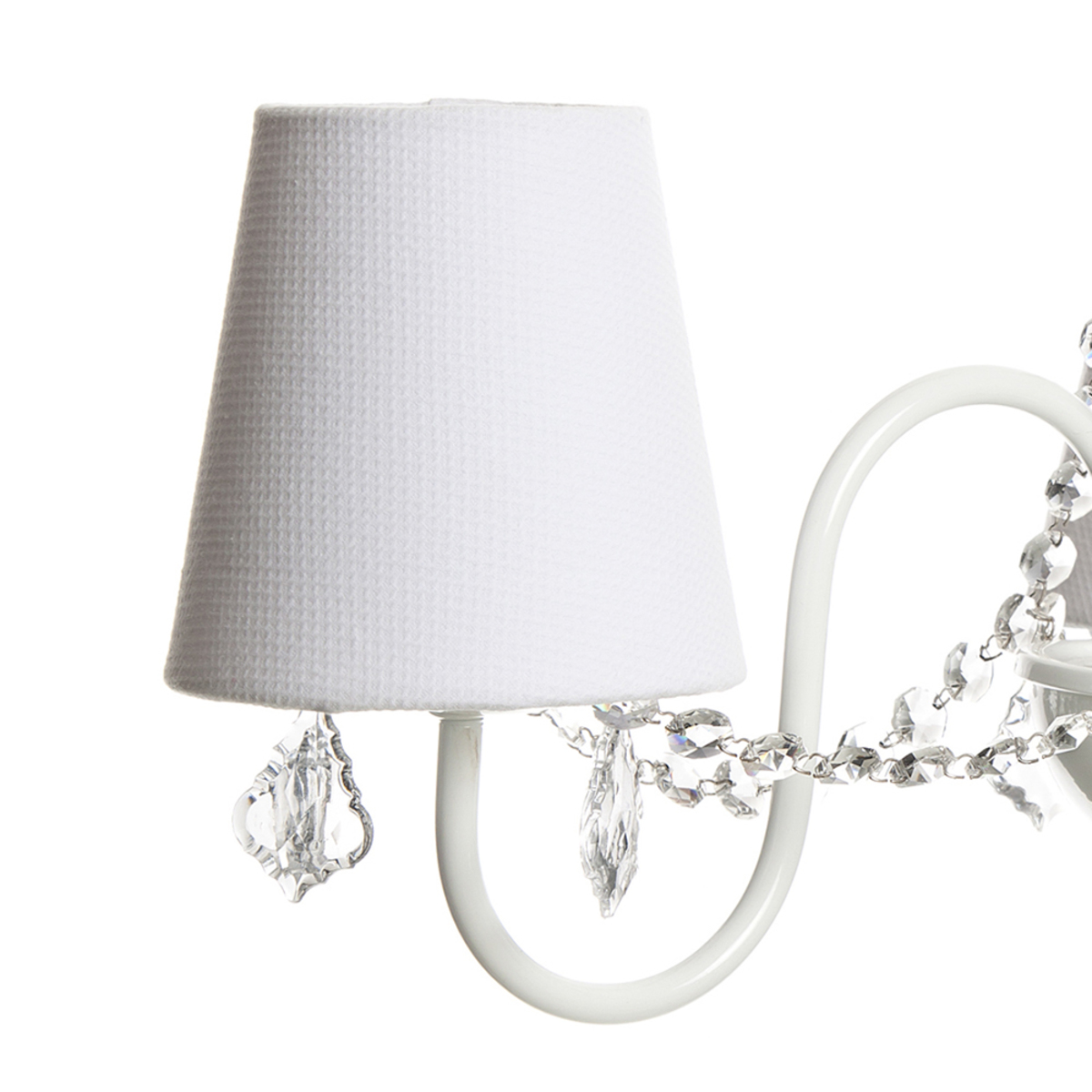 Lustre 3L Corrente Cristais Arcos Quarto Bebê Infantil Menina Menino