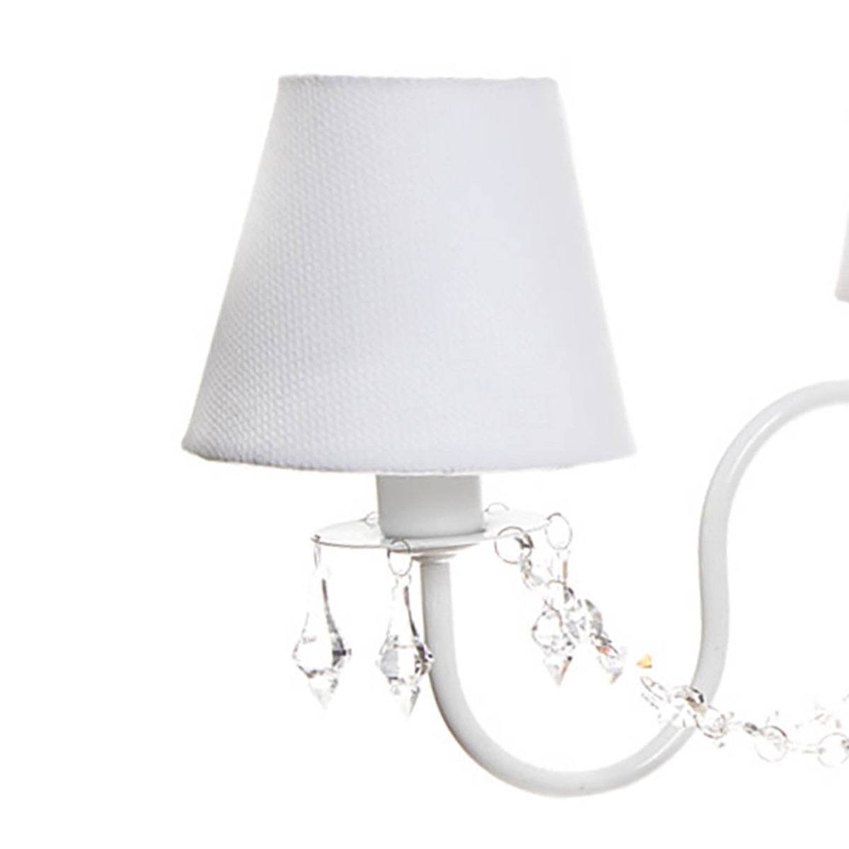 Lustre 3L Corrente Cristais Quarto Bebê Infantil Menina Menino
