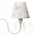 Lustre 3L Cristais 3 Flores P Rosa Quarto Bebê Infantil Menina