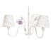 Lustre 3L Floral Rosa Quarto Bebê Infantil