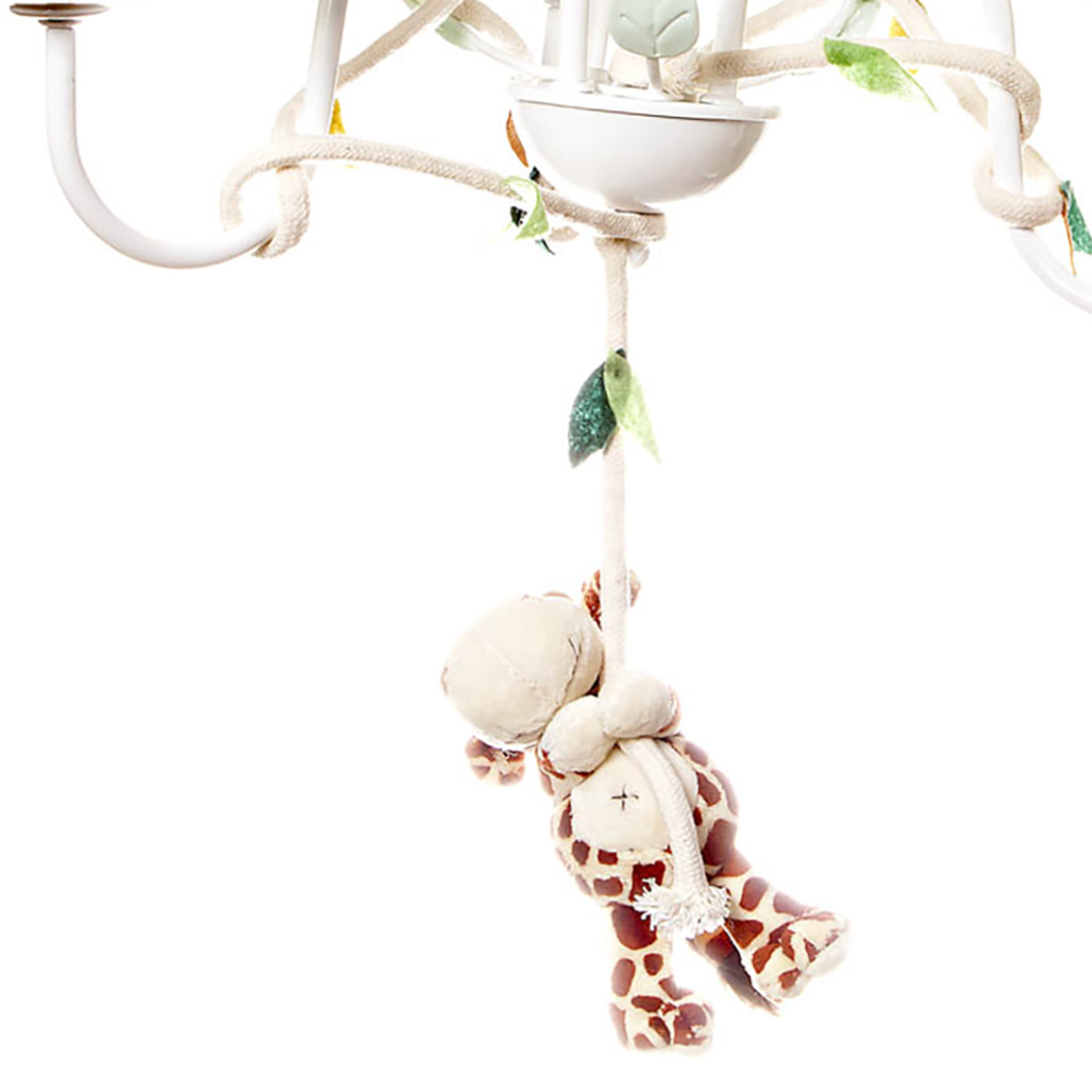 Lustre 3L Floresta Girafa Quarto Bebê Infantil Menina Menino