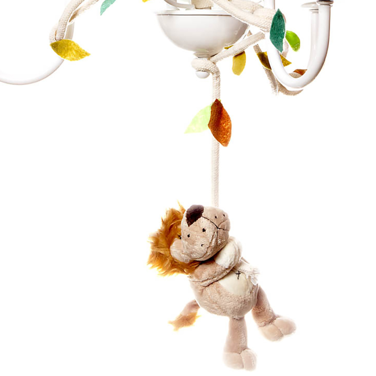 Lustre 3L Floresta Leão Quarto Bebê Infantil Menina Menino